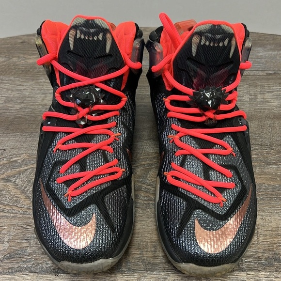 Nike LeBron 12 ‘Rose Gold’ 724559-091 Basketball Shoes Men’s Size 8 w/ Box main image 5